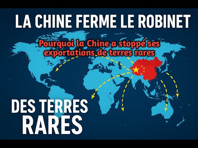 Terres rares : La Chine interrompt les exportations, l’Occident se retrouve désarmé